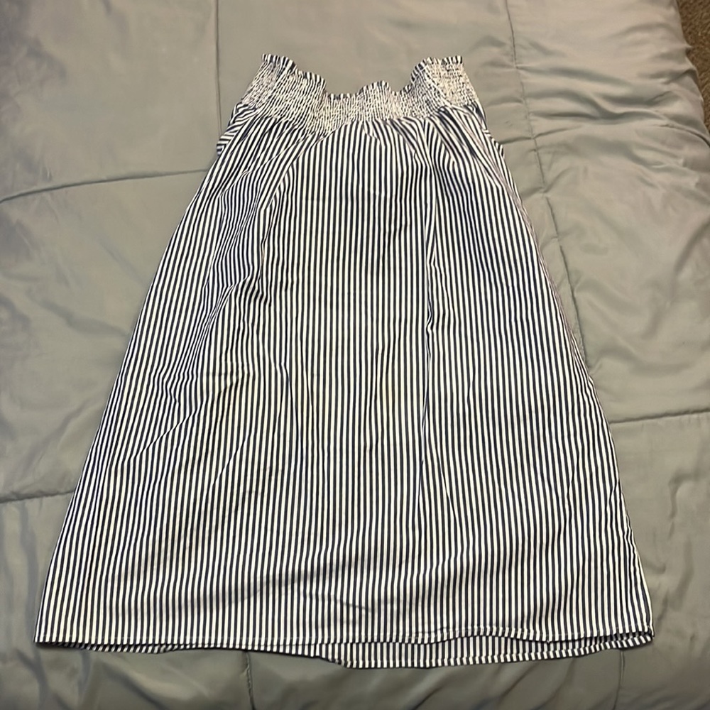 Stripped Multi Function fabric. Serves as Skirt as well as a Top/Blouse